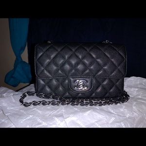 Chanel Caviar Mini Rectangular Flap Bag